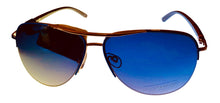 Load image into Gallery viewer, Lucky Brand Gold Mens Metal Aviator, Blue Gradient Lens Clemente
