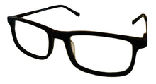Load image into Gallery viewer, Lucky Mens Ophthalmic Matte Black Soft Rectangle Plastic Frame D805 45mm

