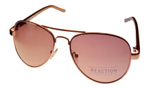 Load image into Gallery viewer, Kenneth Cole Reaction Mens Sunglass Gold Metal Aviator, Gradient Lens KC1302 28F
