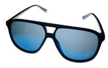 Load image into Gallery viewer, Kenneth Cole Reaction Matte Black Mens Plastic Aviator Sunglass, KC1418. 2X
