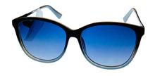 Load image into Gallery viewer, Lucky Brand Black Grey Fade Womens Sunglass Cateye Plastic, Smoke Lens Pismo
