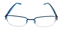 Load image into Gallery viewer, Jones New York Unisex Eyeglass Rimless Rectangle Teal Metal J136. 48mm
