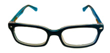 Load image into Gallery viewer, Lucky Brand Mens Ophthalmic Eyeglass Rectangle Wonder Black Blue Plastic 46mm
