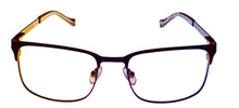 Load image into Gallery viewer, Lucky Brand Mens Ophthalmic Eyeglass Rectangle Brown Metal D501 53mm
