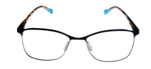 Load image into Gallery viewer, Lucky Mens Ophthalmic Soft Rectangle Black Metal Frame. D509 54mm
