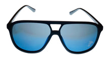 Load image into Gallery viewer, Kenneth Cole Reaction Matte Black Mens Plastic Aviator Sunglass, KC1418. 2X
