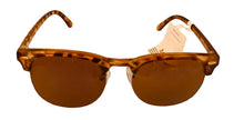 Load image into Gallery viewer, Perry Ellis Mens Sunglass Blonde Tort Plastic Square, Solid Brown Lens PE99 2
