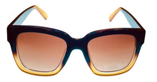 Load image into Gallery viewer, Lucky Brand Unisex Oversized Square Plastic Sunglass Sycamore, Brown Yellow Gradient
