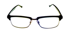 Load image into Gallery viewer, Lucky Mens Ophthalmic Soft Rectangle Metal Frame Emery Black 50mm
