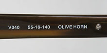 Load image into Gallery viewer, JOHN VARVATOS V340 Eyeglasses Olive Horn 55-16-0 John Varvatos
