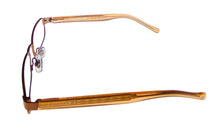 Load image into Gallery viewer, Lucky Brand Mens Ophthalmic Eyeglass Rectangle Brown Metal Zipper 47mm

