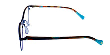 Load image into Gallery viewer, Lucky Mens Ophthalmic Soft Rectangle Black Metal Frame. D509 54mm
