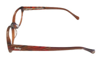 Load image into Gallery viewer, Lucky Brand Womens Ophthalmic Eyeglass Rectangle Sunrise Brown Plastic 52mm
