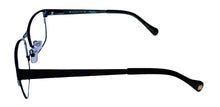 Load image into Gallery viewer, Lucky Brand Mens Black Soft Rectangle Metal Frame Tides 54mm
