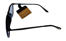 Load image into Gallery viewer, Lucky Brand Mens Black Plastic Rectangle Sunglass, Blue Flash Alexander
