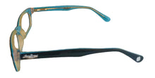 Load image into Gallery viewer, Lucky Brand Mens Ophthalmic Eyeglass Rectangle Wonder Black Blue Plastic 46mm
