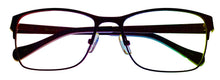 Load image into Gallery viewer, Lucky Brand Mens Red Soft Rectangle Metal Frame Tides 54mm
