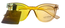 Load image into Gallery viewer, Lucky Brand Yellow Womens Sunglass Cateye Plastic, Yellow Lens Pacific
