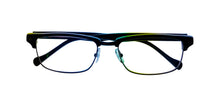 Load image into Gallery viewer, Lucky Mens Ophthalmic Soft Rectangle Metal Frame Emery Black 50mm
