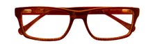 Load image into Gallery viewer, Lucky Mens Ophthalmic Brown Soft Rectangle Plastic Frame D401 55mm
