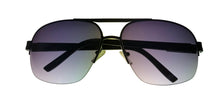 Load image into Gallery viewer, Kenneth Cole Reaction Mens Sunglass Satin Black Metal Aviator, Smoke KC1126 2B
