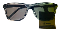 Load image into Gallery viewer, Perry Ellis Mens Sunglass Black Stripe Plastic Square, Flash Lens Lens PE95 1
