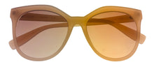 Load image into Gallery viewer, Kenneth Cole Reaction Womens Cat Eye Clear Beige Plastic Sunglass KC1411. 25F
