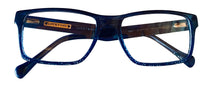 Load image into Gallery viewer, Lucky Mens Ophthalmic Blue Soft Rectangle Plastic Frame D401 55mm
