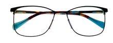 Load image into Gallery viewer, Lucky Mens Ophthalmic Soft Rectangle Black Metal Frame. D509 54mm
