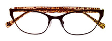 Load image into Gallery viewer, Lucky Womens Ophthalmic Eyeglass Soft Square Brown Metal L505 52mm
