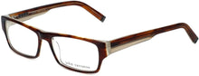 Load image into Gallery viewer, John Varvatos Designer Eyeglasses V332 in Amber-Tortoise 56mm DEMO LENS
