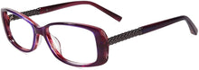 Load image into Gallery viewer, Jones New York Purple Mens Plastic Rectangle Eyewear Frame, J746 54mm Jones New York
