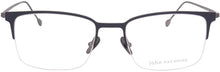 Load image into Gallery viewer, John Varvatos V172 Eyeglasses Men's Navy Gunmetal Semi Rim Optical Frame 55mm John Varvatos
