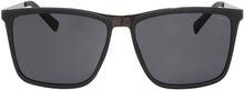 Load image into Gallery viewer, Fila SF8495 568P Sunglasses Men's Black/Grey Polarized Lenses Square 57mm Fila
