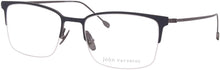 Load image into Gallery viewer, John Varvatos V172 Eyeglasses Men's Navy Gunmetal Semi Rim Optical Frame 55mm John Varvatos
