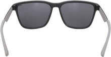 Load image into Gallery viewer, Fila SF8497 U28P Sunglasses Men's Black/Grey Polarized Lenses Rectangular 58mm Fila
