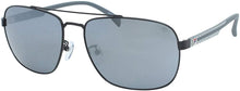 Load image into Gallery viewer, Fila SF8493 531P Sunglasses Men's Black-Grey/Grey Polarized Lenses Pilot 60mm
