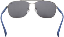 Load image into Gallery viewer, Fila SF8493 627P Sunglasses Men's Gunmetal/Grey Polarized Lenses Square 60mm Fila
