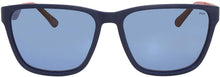 Load image into Gallery viewer, Fila SF8497 U43P Sunglasses Men's Blue/Blue Polarized Lenses Rectangular 58mm
