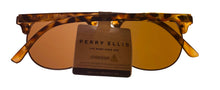 Load image into Gallery viewer, Perry Ellis Mens Sunglass Blonde Tort Plastic Square, Solid Brown Lens PE99 2
