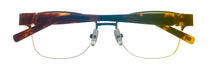 Load image into Gallery viewer, Jones New York Mens Brown Rimless Rectangle Eyewear Frame, J480 52mm
