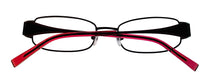 Load image into Gallery viewer, Converse Womens Black / Violet Ophthalmic Soft Rectangle Metal Frame K002 47mm
