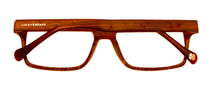 Load image into Gallery viewer, Lucky Mens Ophthalmic Brown Soft Rectangle Plastic Frame D401 55mm
