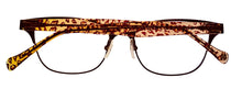 Load image into Gallery viewer, Lucky Womens Ophthalmic Eyeglass Soft Square Brown Metal L505 52mm
