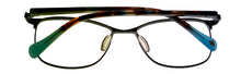 Load image into Gallery viewer, Lucky Mens Ophthalmic Soft Rectangle Black Metal Frame. D509 54mm
