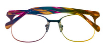Load image into Gallery viewer, Lucky Brand Mens Ophthalmic Eyeglass Rectangle Rimless Purple Metal D105. 53mm
