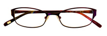Load image into Gallery viewer, Jones New York Mens Metal Soft Rectangle Eyewear Frame, J134 Plum 48mm
