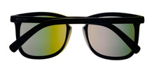 Load image into Gallery viewer, Kenneth Cole Reaction Mens Square Matt Black Sunglass, Blue Flash Lens KC1306 2X
