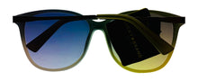 Load image into Gallery viewer, Lucky Brand Black Grey Fade Womens Sunglass Cateye Plastic, Smoke Lens Pismo

