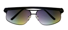 Load image into Gallery viewer, Kenneth Cole Reaction Mens Sunglass Satin Black Metal Aviator, Smoke KC1126 2B
